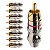 Kit com 10 Conectores Linha RCA Macho Metal Vermelho Storm - Imagem 1