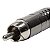 Kit com 10 Conectores Linha RCA Macho Niquel Preto com Mola Storm - Imagem 3