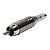Kit com 10 Conectores Linha RCA Macho Niquel Preto com Mola Storm - Imagem 2