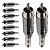 Kit com 10 Conectores Linha RCA Macho Niquel Preto com Mola Storm - Imagem 1