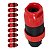 Kit com 10 Conectores Machos para Cabos 4 Polos Spkcorpo Curto Storm - Imagem 1