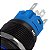 Chave Anti Vandalismo de Pulso Preta 220V/3A com LED Azul 12V Storm - Imagem 3
