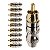Kit com 10 Conectores Linha RCA Macho Metal Preto Storm - Imagem 1