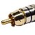 Kit com 10 Conectores Linha RCA Macho Metal Preto Storm - Imagem 3