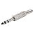 Kit com 50 Conectores P10 Macho Linha Stereo Niquel com Mola Storm - Imagem 2
