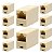 Kit com 10 Emendas RJ45 Fêmea para RJ45 Fêmea 8x8 Storm - Imagem 1