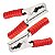 Kit com 2 Garras Jacaré 13,5cm 300A Vermelha Storm - Imagem 1