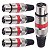 Kit com 5 Conectores XLR Femea Linha Vermelho Corpo Metalico Storm - Imagem 1