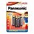 Kit com 6 Pilhas Alcalinas AAA Palito Lr03xab/6b192 Panasonic - Imagem 1