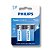 Kit com 2 Pilhas Alcalinas C Média Philips - Imagem 1