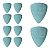 Kit com 10 Palhetas Grl At-r16115 Azul Crystal 0,96 Mm R21008 Bori - Imagem 3