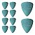 Kit com 10 Palhetas Grl At-r16114 Azul Crystal 0,82 Mm R21007 Bori - Imagem 3