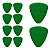 Kit com 10 Palhetas Grl At-r16110 S.t.d 0,94 Mm (verde Esc) R21014 Bori - Imagem 3
