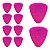 Kit com 10 Palhetas Grl At-r16109 S.t.d 0,89 Mm (roxo) R21013 Bori - Imagem 4