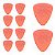 Kit com 10 Palhetas Grl At-r16107 S.t.d 0,78 Mm (rosa) R21011 Bori - Imagem 4