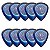 Kit com 10 Palhetas Grl At-r16136 Drip Gota 2,50 Mm (azul) R21019 Bori - Imagem 1