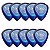 Kit com 10 Palhetas Grl At-r16138 Drip Gota 3,00 Mm (azul) R21020 Bori - Imagem 1