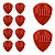 Kit com 10 Palhetas Grl At-r16144 Rio Iii (vermelho) R21027 Bori - Imagem 4