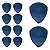 Kit com 10 Palhetas Grl At-r16145 Rio Iii (preto) R21031 Bori - Imagem 4