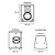 Caixa Amplificada Ativa 150W 4 OHMS 8 Pol VRF815A Attack - Imagem 3