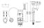Kit Para Caixa Acoplada Master Flux Dual Flush 9562 Censi - Imagem 3