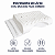 Travesseiro Cervical Anatomico em Latex Premium Indeformável Branco - Imagem 3