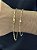 Pulseira Tijolinho 2,5mm - Banhado a Ouro - Imagem 1