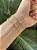 Pulseira Tijolinho 3,4mm - Banhado a Ouro - Imagem 1