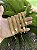Pulseira Tela 10mm Extensor - Banhado a ouro - Imagem 1