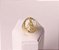 Anel Maria Grande Cristal - Banhado a Ouro - Imagem 1