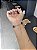 Pulseira 5 Trevos Azul 16cm + extensor - Banhado a Ouro - Imagem 2