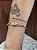 Bracelete Laminado Oval - Banhado a Ouro - Imagem 2