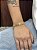Pulseira Tela 10mm 17cm + extensor - Banhado a Ouro - Imagem 1