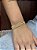 Pulseira Grumet Imperador 12mm 18cm - Banhado a Ouro - Imagem 1