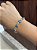 Pulseira Olho Grego Grande - Banhado a Ouro - Imagem 1
