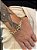Pulseira Cadeado 9mm - Banhado a Ouro - Imagem 1