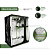 Estufa 3em1 150x120x200cm para Cultivo Indoor Master Tents Mylar 600D PRO - Imagem 3