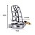 Dispositivo de Castidade Masculino Metal com cadeado - Imagem 3