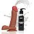 Kit Splash - Pênis Que Ejacula 16,5x4cm Marrom com Escroto + Semen Lub Lubrificante 100 ml - Imagem 1