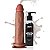 Kit Splash - Pênis Que Ejacula 16x4cm Marrom + Semen Lub Lubrificante 100 ml - Imagem 1
