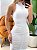 Vestido Midi em Malha Romantic Frente Única e Gola Choker Loani - Imagem 7