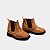 BOTINA DE COURO ACABAMENTO RUSTICO - Imagem 1
