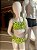 Biquini Infantil Ivy Amarelo Neon - Imagem 1
