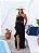 Vestido Tropical Preto - Imagem 1