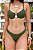 Biquini Luxo tropical Verde Militar - Imagem 3