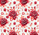 Tricoline Estampado Floral Nice Vermelho, 50x150cm, Caldeira - Imagem 4