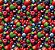 Tecido Tricoline Digital, Estampa 3D de Frutas Vermelhas, Morango, Mirtilo e Framboesa 50cm x 150cm Caldeira - Imagem 2