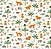 Tecido Tricoline Estampado Pantanal, 100% Algodão, Animais e Plantas, 150cm x 50cm Tecidos Caldeira - Imagem 1