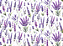 Tecido Tricoline Digital Lavanda e Ramos 50x150cm F Maluhy - Imagem 3