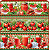 Tecido Tricoline DIgital Barrado Pomodoro 55x150 cm Fernando Maluhy Estampa de Tomates e Culinária - Imagem 1